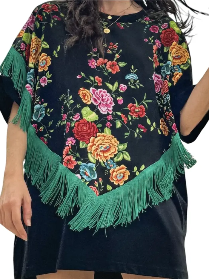 Image_20250218_161510_552 Camiseta Mantón - Multicolor - Imagen 1