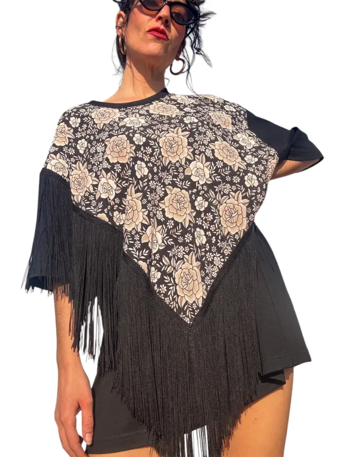 Camiseta Mantón - Bicolor - Imagen 2