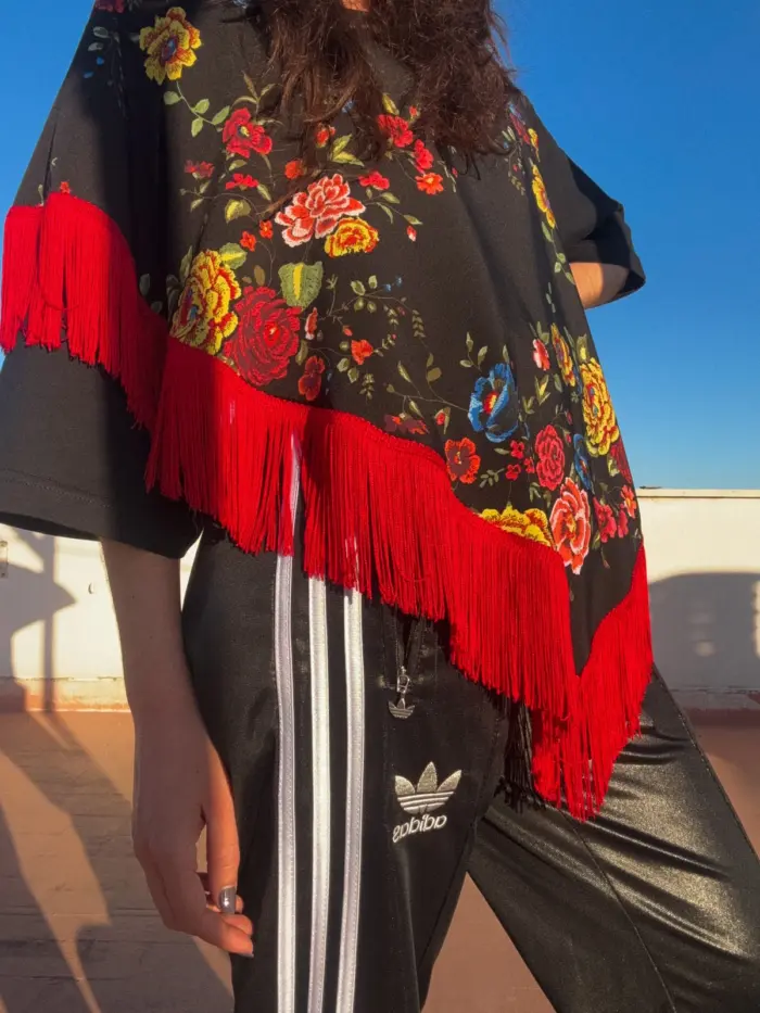 Camiseta Mantón - Multicolor - Imagen 4