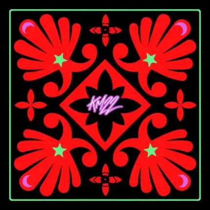 Posavasos Azulejo Rojo