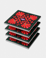 Posavasos Azulejo Rojo - Imagen 2